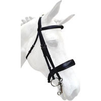 Produktbild von Silver Crown Lederzügel Full Schwarz