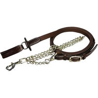 Produktbild von Silver Crown Longe zum Vorzeigen aus Leder in Braun
