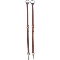 Produktbild von Silver Crown Martingalgabel aus Leder in Braun für Warmblut