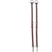 Produktbild von Silver Crown Martingalgabel aus Leder in Braun für Warmblut