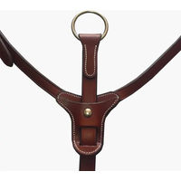 Produktbild von Silver Crown Martingalgabel aus Leder in Braun für Warmblut Pferde