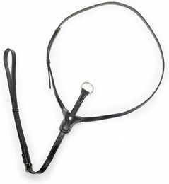 Produktbild von Silver Crown Martingalgabel aus Leder in Schwarz