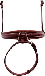 Produktbild von Silver Crown Optimum Reithalfter für Pferde aus Leder in Braun und Silber