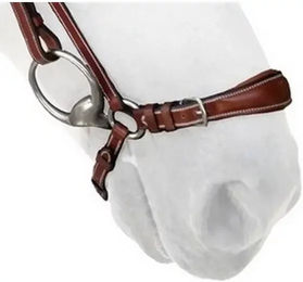 Produktbild von Silver Crown Reithalfter aus Leder in Braun