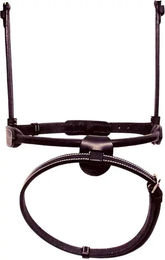 Produktbild von Silver Crown Reithalfter aus Leder in Schwarz