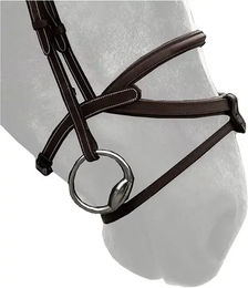 Produktbild von Silver Crown Reithalfter Brazilian aus Leder für Ponys in Braun