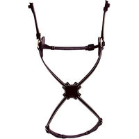 Produktbild von Silver Crown Reithalfter Figure 8 aus Leder in Schwarz