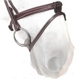 Produktbild von Silver Crown Reithalfter Figure 8 Braun für Warmblut