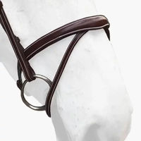 Produktbild von Silver Crown Reithalfter Flash 3D aus Leder in Braun