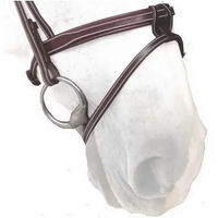 Produktbild von Silver Crown Reithalfter Flash in Braun mit Silber