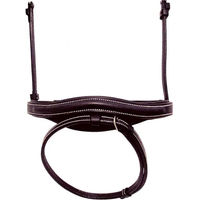 Produktbild von Silver Crown Reithalfter Halfmoon aus Leder in Schwarz