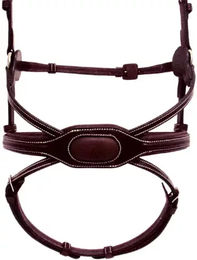 Produktbild von Silver Crown Reithalfter Spider aus Leder in Schwarz