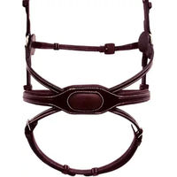 Produktbild von Silver Crown Reithalfter Spider aus Leder in Schwarz