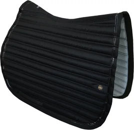 Produktbild von Silver Crown Sattelunterlage Slim Pro für Pferde aus Baumwolle Schwarz