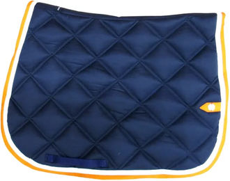 Produktbild von Silver Crown Springschabracke Double Carre in Blau und Silber aus Polyester