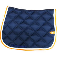 Produktbild von Silver Crown Springschabracke Double Carre in Blau und Silber aus Polyester