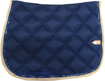 Produktbild von Silver Crown Springschabracke Double Carre in Blau und Silber