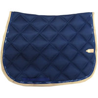 Produktbild von Silver Crown Springschabracke Double Carre in Blau und Silber