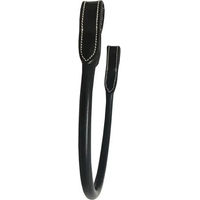 Produktbild von Silver Crown Stirnband aus Leder für Pferde rundes Design