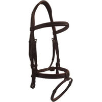 Produktbild von Silver Crown Style Chic Leder Zaumzeug Full ohne Zügel für Pferde