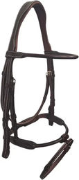 Produktbild von Silver Crown Trense Style Finesse aus Leder in Braun
