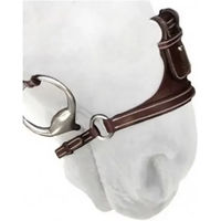 Produktbild von Silver Crown X-Nose Abnehmbares Reithalfter für Pferde aus Leder in Braun