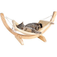 Produktbild von Silvio Design Cat Relax Katzen-Hängematte aus Plüsch in Beige