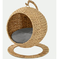 Produktbild von Silvio Design Hängekorb aus Wasserhyazinthe grau 47 x 43 x 40 cm