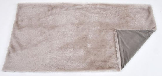Produktbild von Silvio Design Hunde Liegedecke Ruby Plüsch Grau Gr. 2 B70xT130xH2cm