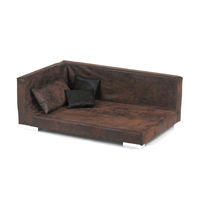 Produktbild von Silvio Design Hundebett Boomer für kleine und mittlere Hunde aus Kunstleder in Braun