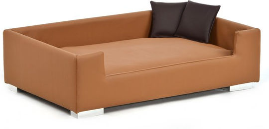 Produktbild von Silvio Design Hundebett Candy aus Kunstleder in Braun