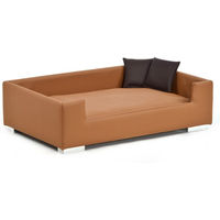 Produktbild von Silvio Design Hundebett Candy aus Kunstleder in Braun