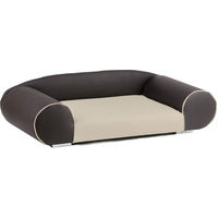 Produktbild von Silvio Design Hundebett Darko aus Kunstleder in Braun-Beige 53x122x35 cm