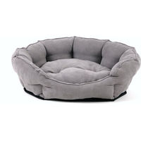 Produktbild von Silvio Design Hundebett George Liegesofa aus Polyester Grau Größe M