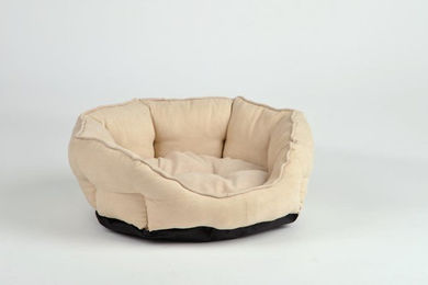 Produktbild von Silvio Design Hundebett George M Beige aus Mikrofaser