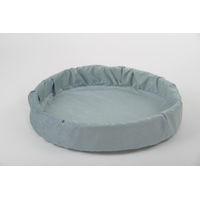 Produktbild von Silvio Design Hundebett Ruhe-Schlafinsel Jumbo Blau 70x70x13 cm für Hunde und Katzen