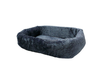 Produktbild von Silvio Design Hundebett Tiersofa de Luxe Blau Plüsch 35 x 45 x 12 cm Waschbar