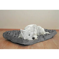 Produktbild von Silvio Design Hundekissen Liegewiese aus Plüsch Grau Größe 2 B42xT75xH8cm