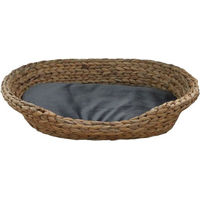 Produktbild von Silvio Design Hundekorb Bananenblatt Grau für Senior Hunde 17 x 56 x 72 cm