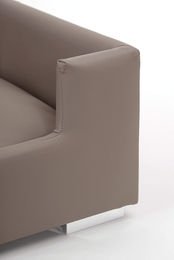 Silvio Design Hundesofa Candy Hundebett aus Kunstleder in Grau oder Beige – Bild 1 von 3