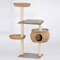 Produktbild von Silvio Design Katzen-Kletterbaum Cosy mit Sanremodekor und Kissen in Sand, ca. 36x110x135 cm