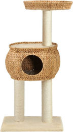 Silvio Design Katzen-Kratzbaum Cestino beige aus Metall und Plüsch – Bild 1 von 1