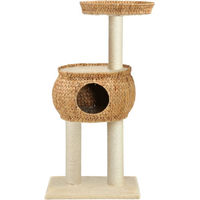 Produktbild von Silvio Design Katzen-Kratzbaum Cestino beige aus Metall und Plüsch