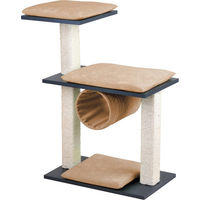 Produktbild von Silvio Design Katzen-Kratzsäule Cosy mit Kissen in Anthrazit und Creme aus Sisal, 36x80x86 cm