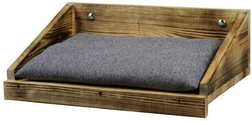 Produktbild von Silvio Design Katzen-Wandmulde Karlsson aus Holz in Braun