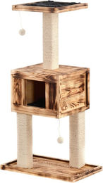 Produktbild von Silvio Design Katzenbaum Junior aus Holz in Natur und Grau