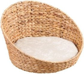 Silvio Design Katzenbett Queeny aus Bananenblatt in Beige Natur für Kitten – Bild 1 von 3