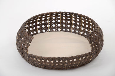 Produktbild von Silvio Design Katzenkorb Arabella Gr. 1 aus Kunststoff beige/braun B41 x T41 x H18 cm waschbar