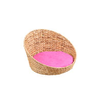 Produktbild von Silvio Design Katzenkorb Queeny Rosa Naturgeflecht mit Kissen
