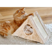 Produktbild von Silvio Design Katzenpyramide Isa Katzenspielzeug mit Kratzfläche aus Sisal in Beige